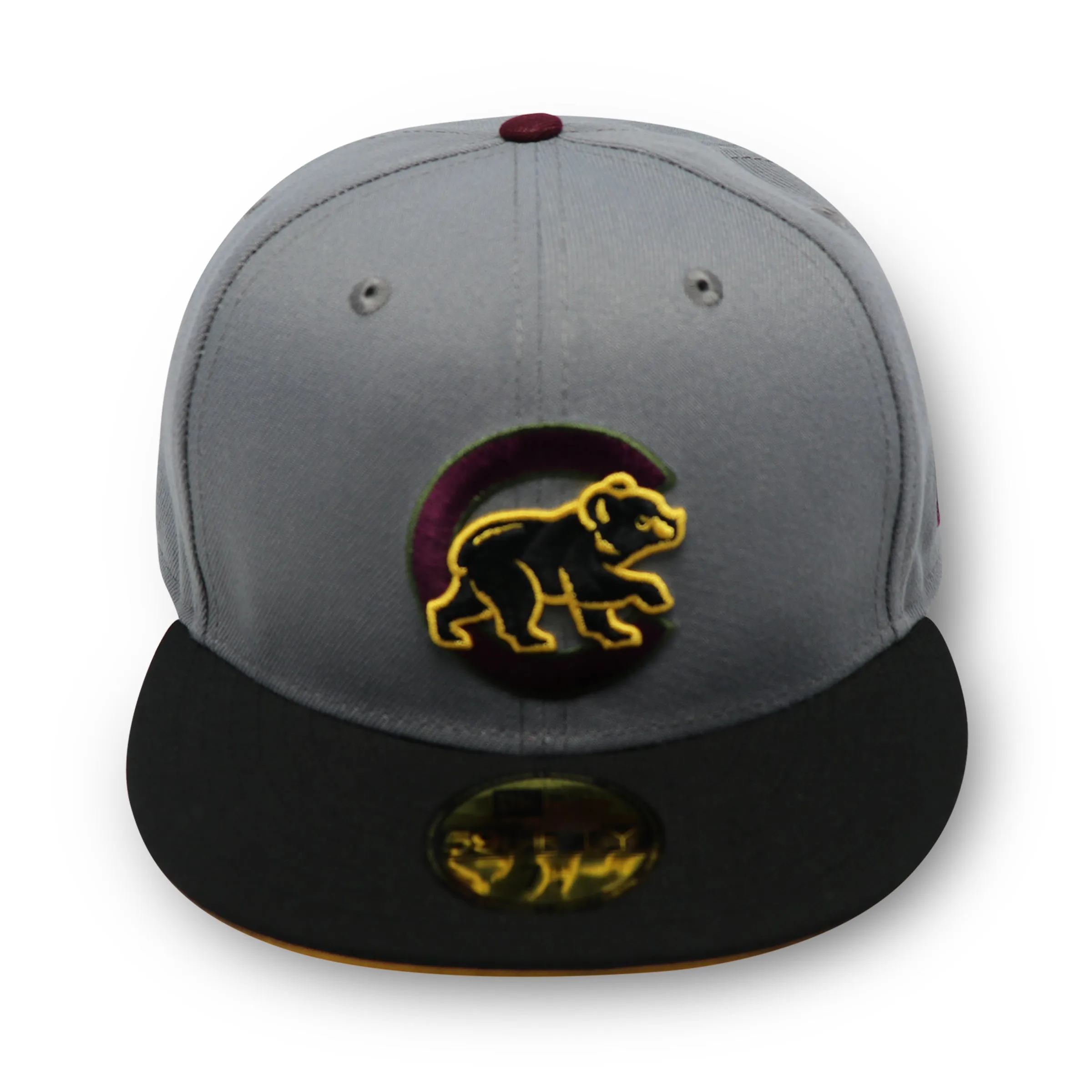 CHICAGO CUBS NEW ERA 59FIFTY FITTED (A-GOLD UNDER VISOR)