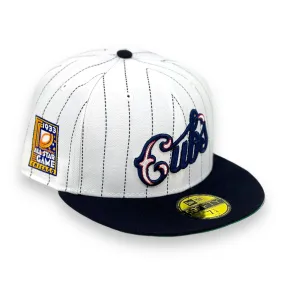 CHICAGO CUBS (PINSTRIPE) (1933 ALLSTARGAME) NEW ERA 59FIFTY FITTED (GREEN UNDER VISOR)