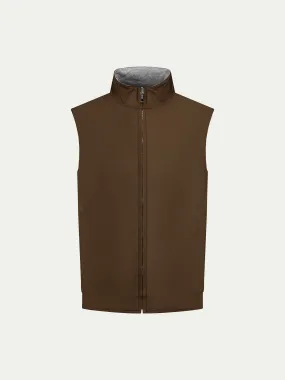 Chocolate Reversible Resort Body Warmer