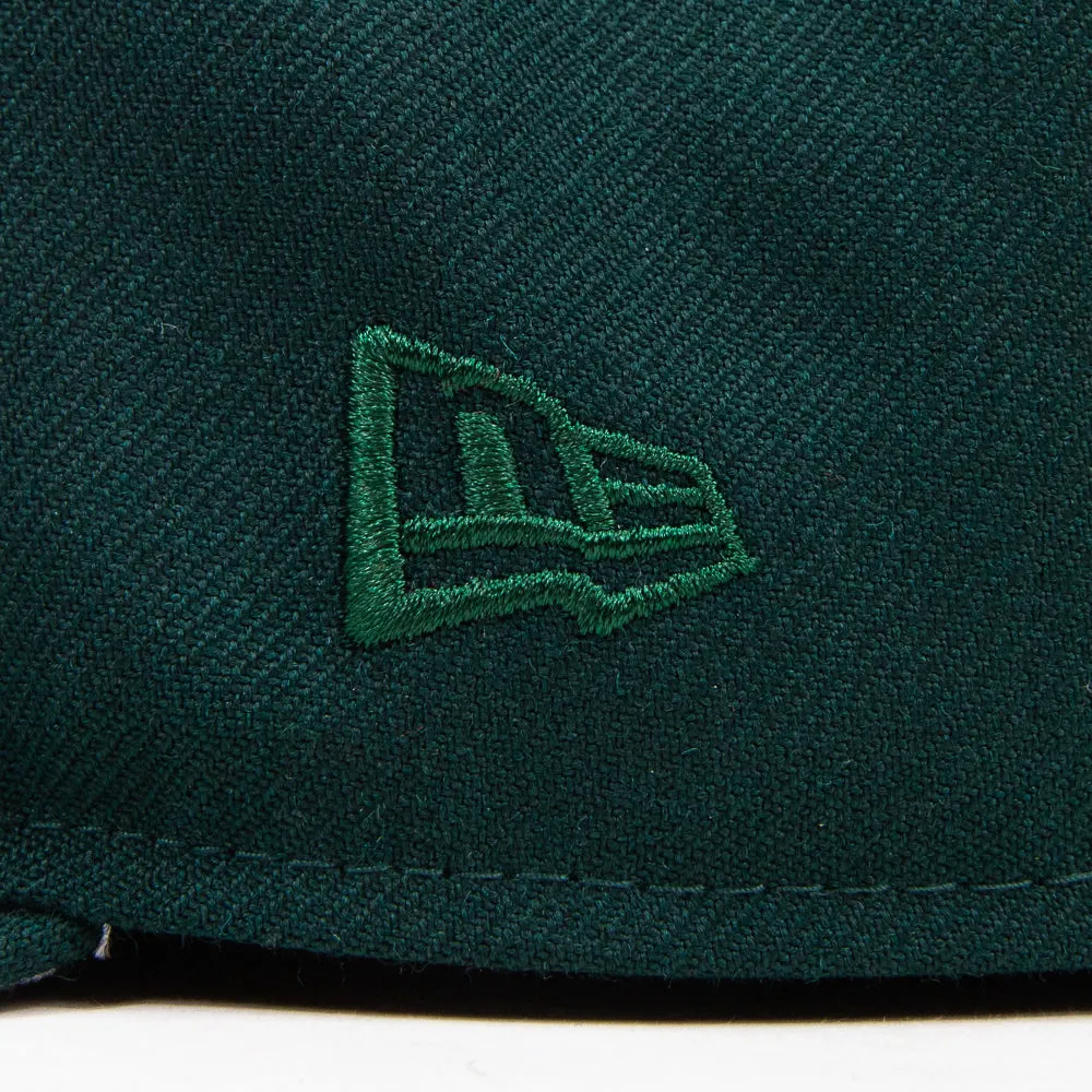 Cincinnati Reds C Font Fitted Cap (Dark Green)