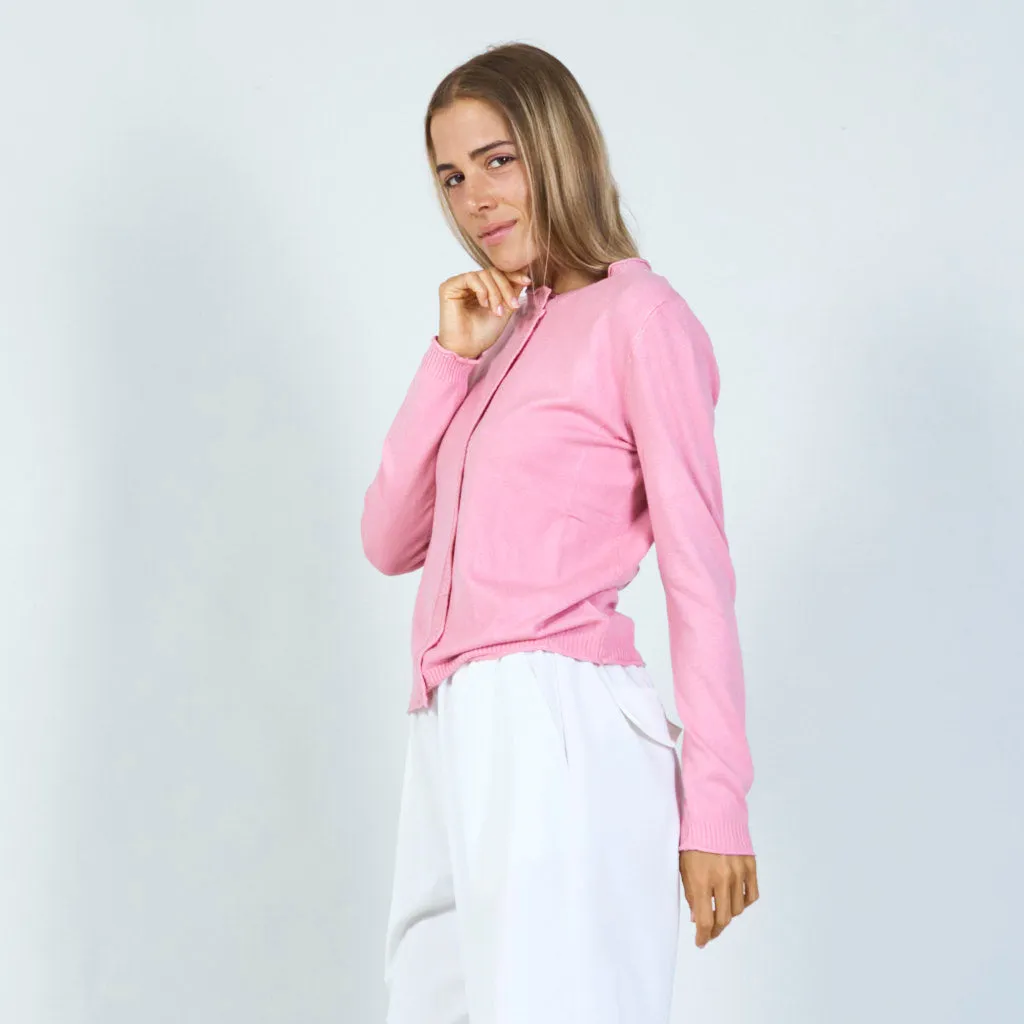 Classic button-down cardigan wholesale