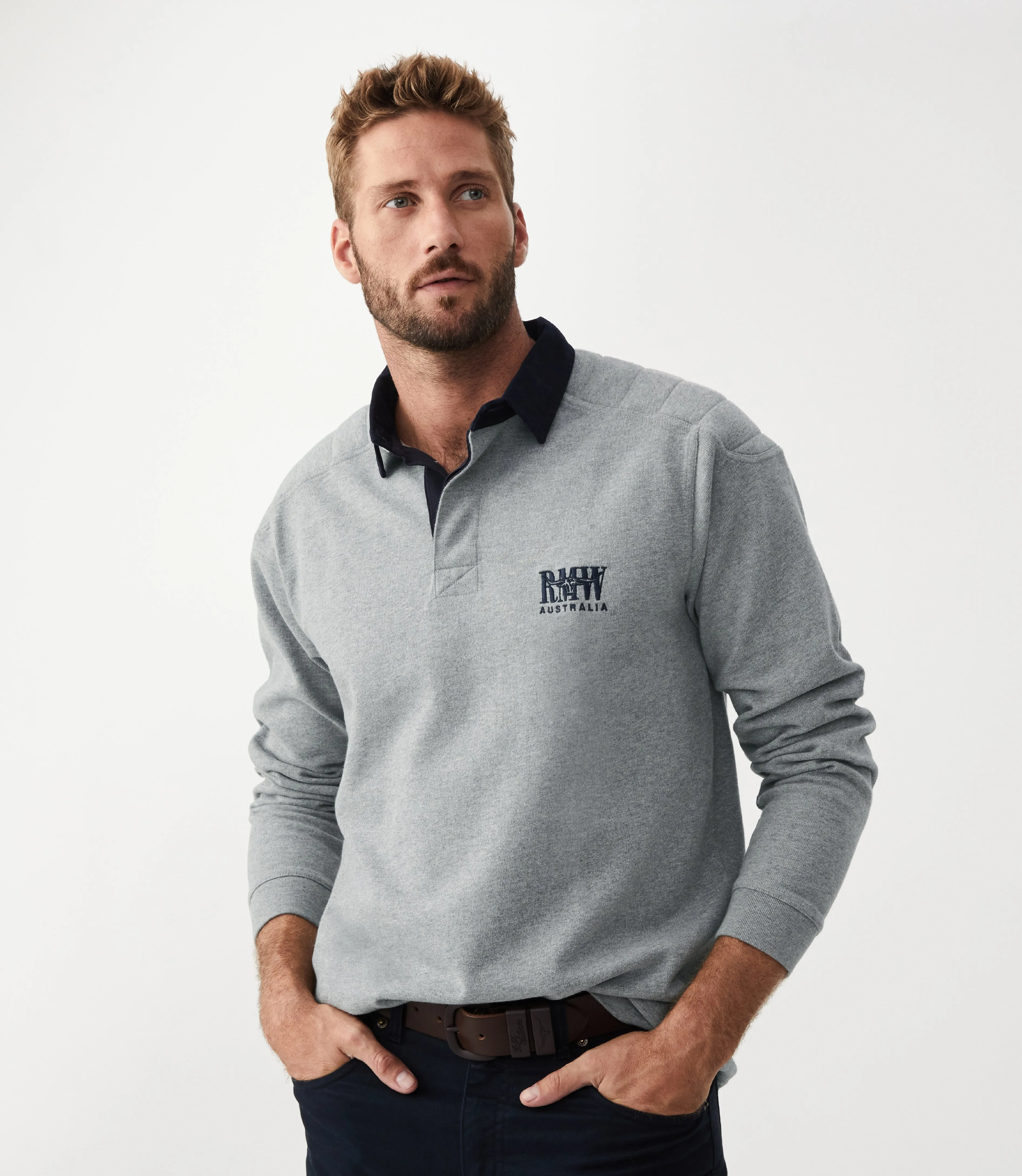 Classic RMW Rugby - Grey/Navy