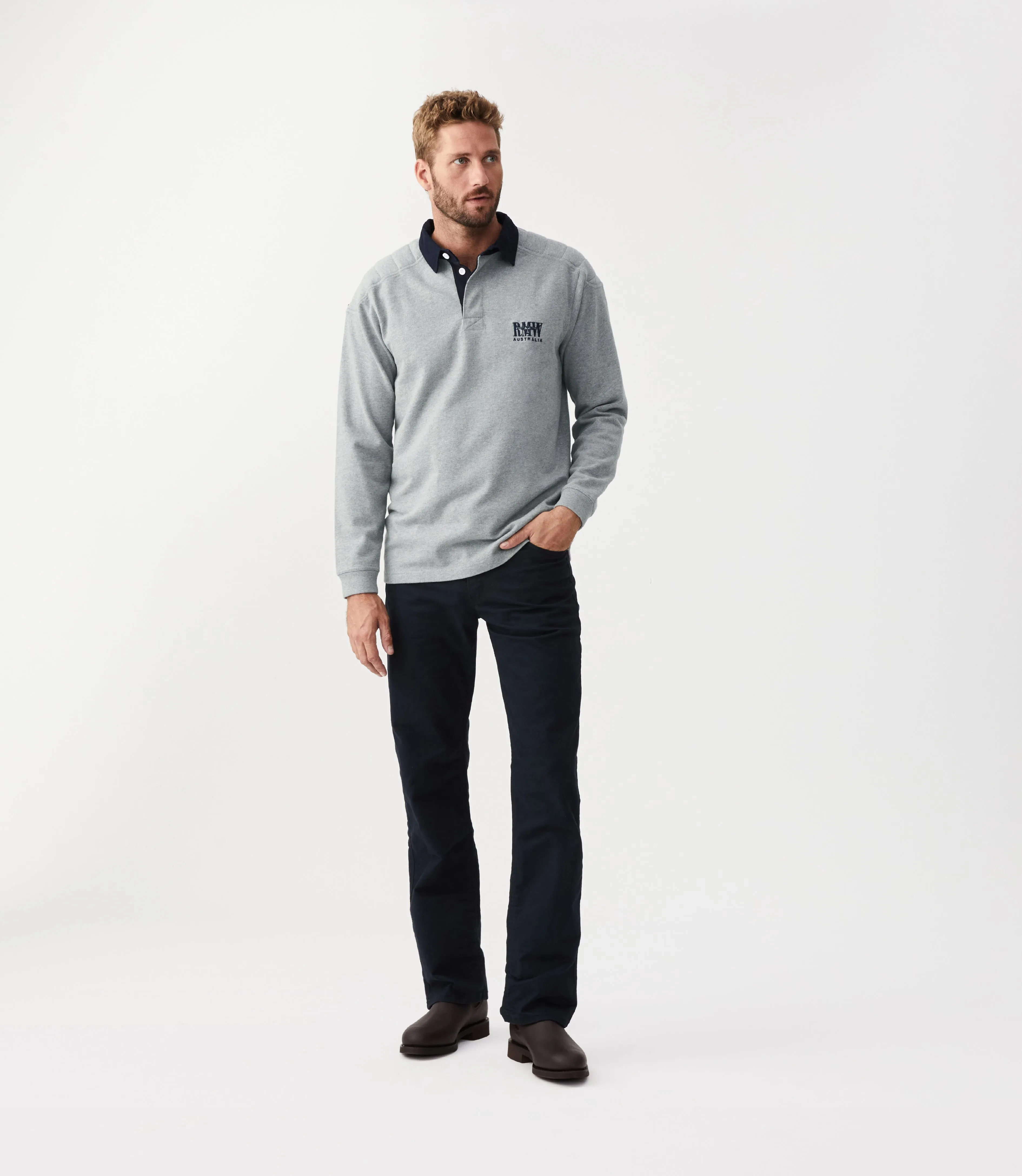 Classic RMW Rugby - Grey/Navy