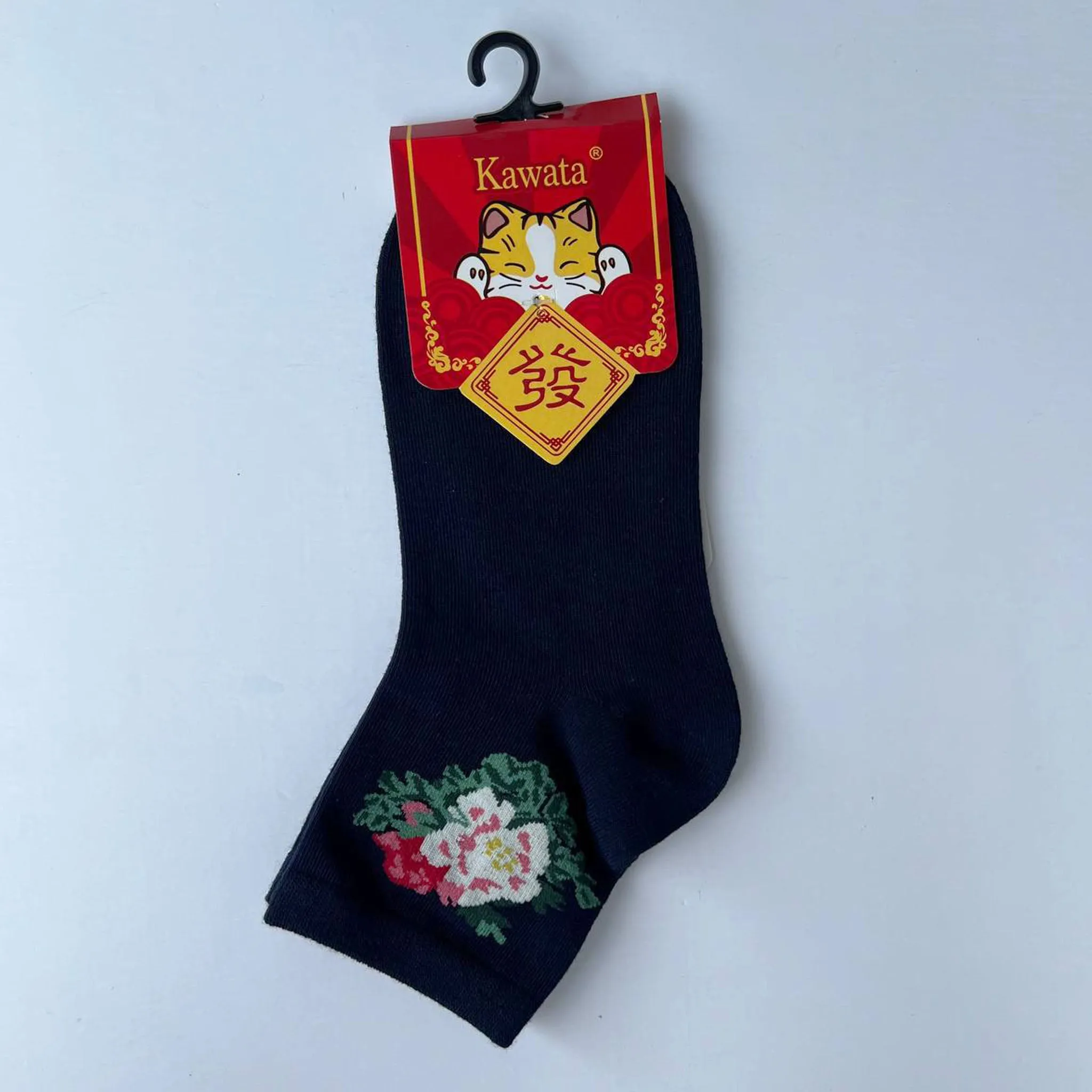 CNY Quarter Flowery Socks