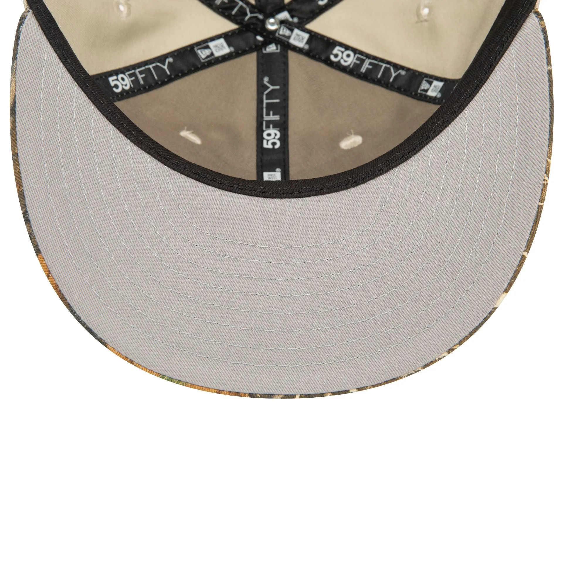 Colorado Rockies MLB Realtree Light Beige Retro Crown 59FIFTY Fitted Cap