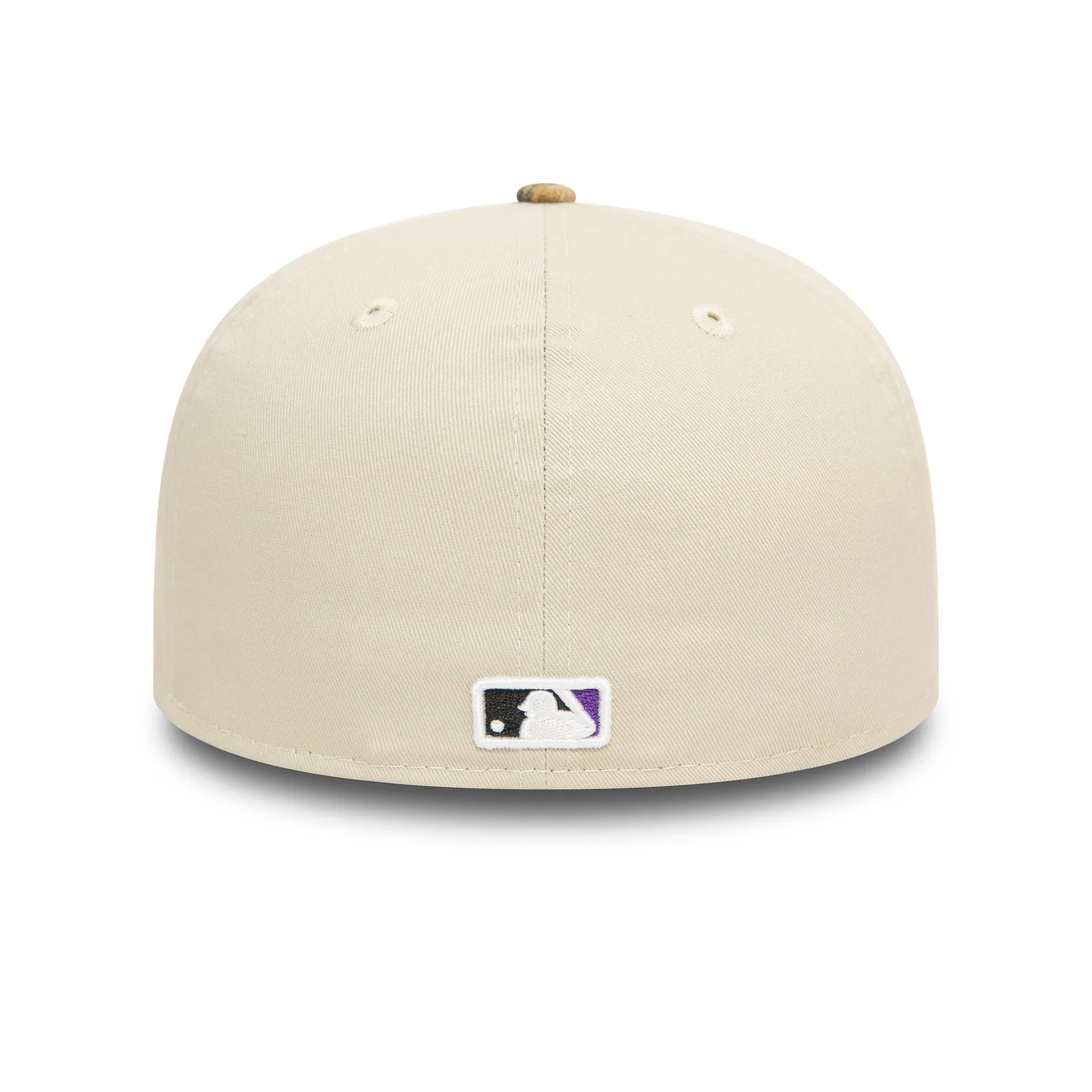 Colorado Rockies MLB Realtree Light Beige Retro Crown 59FIFTY Fitted Cap