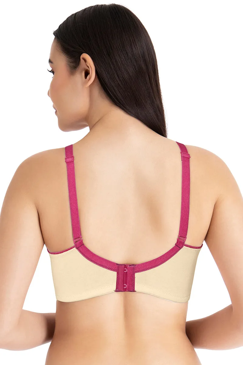 Comfort Concealer Non-padded & Non-wired Bra - Almond & Boysenberry