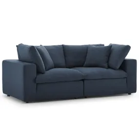 Commix Down Filled Overstuffed 2 Piece Sectional Sofa Set