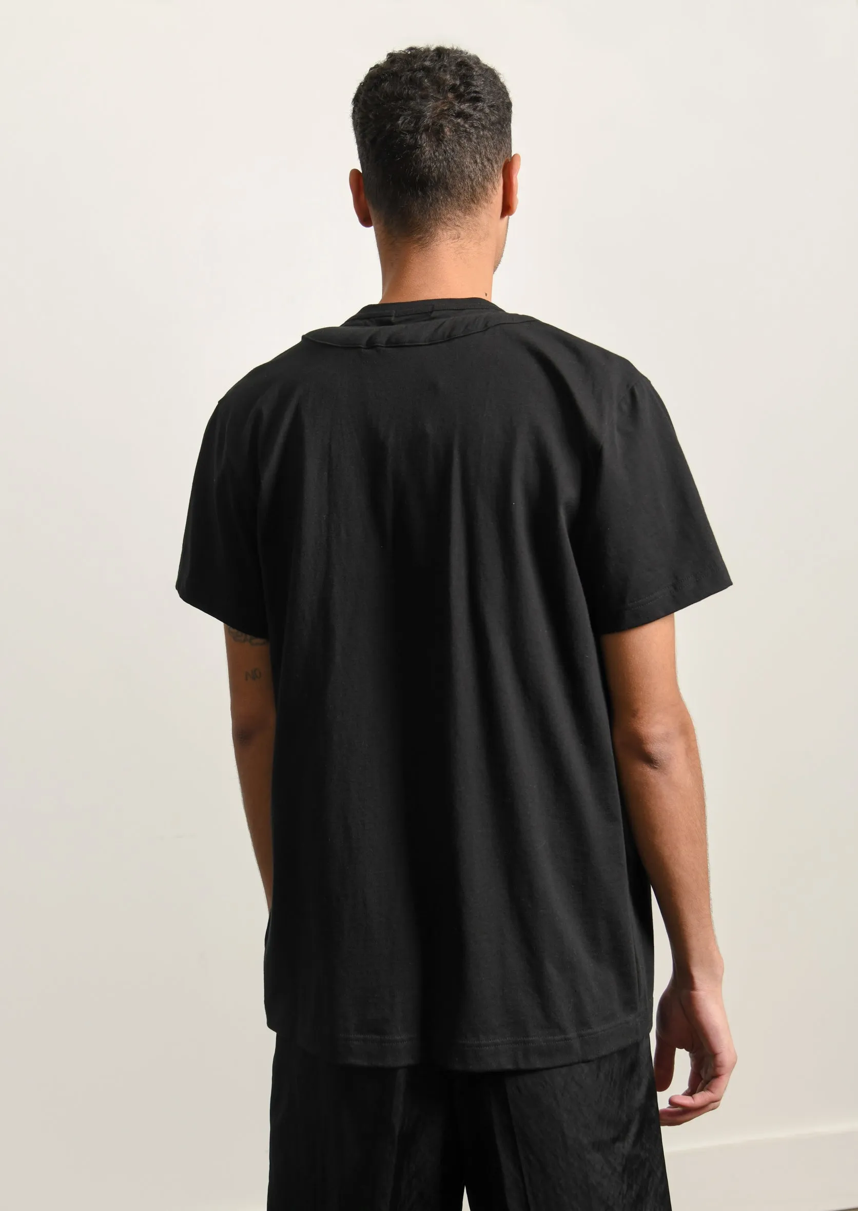 Cotton Jersey Tee Black T011