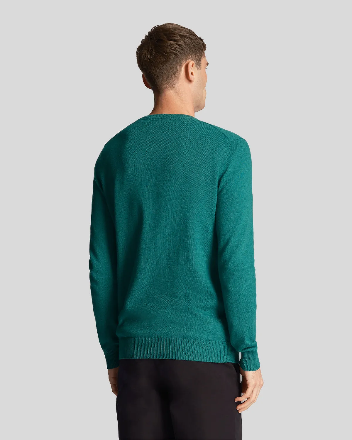 Cotton Merino Crew Neck Jumper