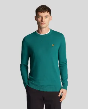 Cotton Merino Crew Neck Jumper