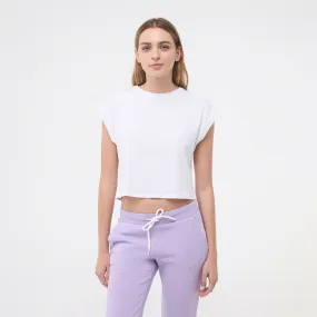 Crew Neck Cropped Shirt