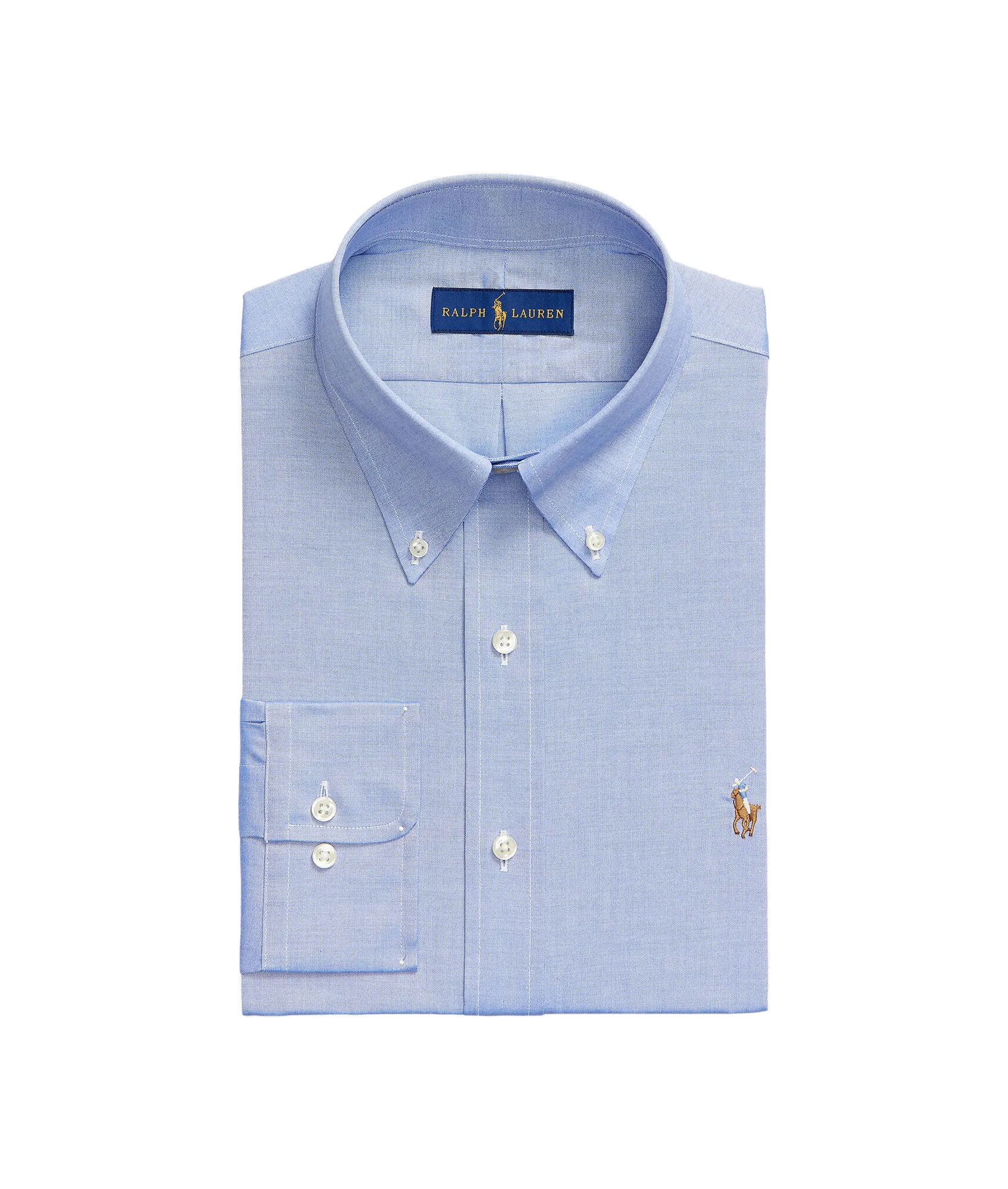 Custom Fit Oxford Shirt - Blue