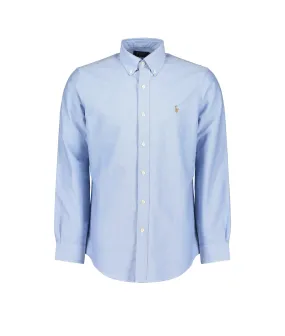 Custom Fit Oxford Shirt - Blue