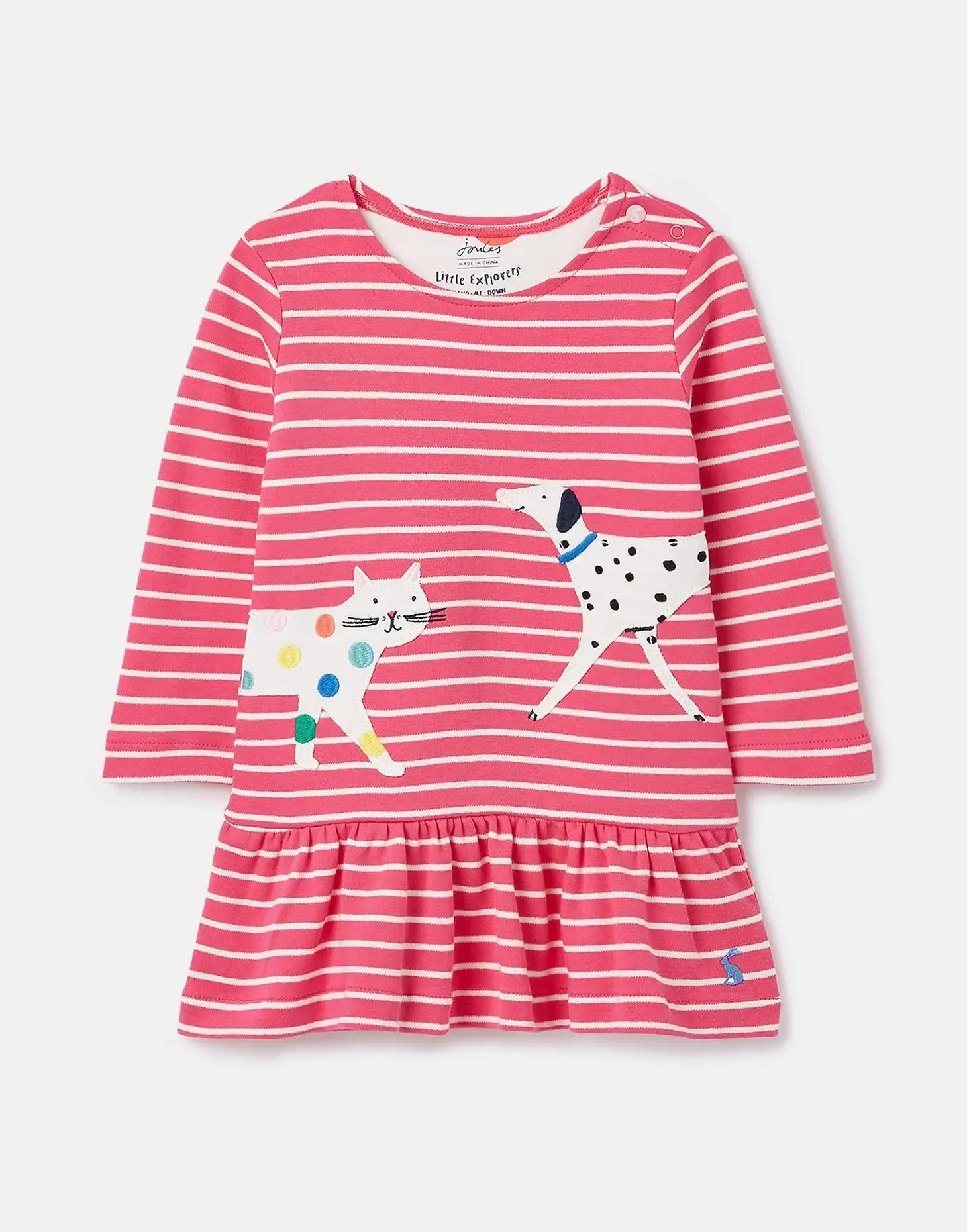 Dazzle Organically Grown Cotton Artwork Baby Girls Dress | Joules