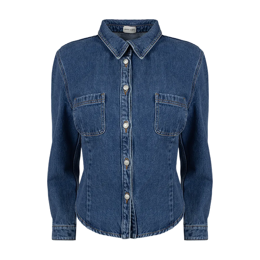 Denim Button-Down Shirt