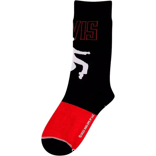 Elvis Dancing Name in Lights Socks