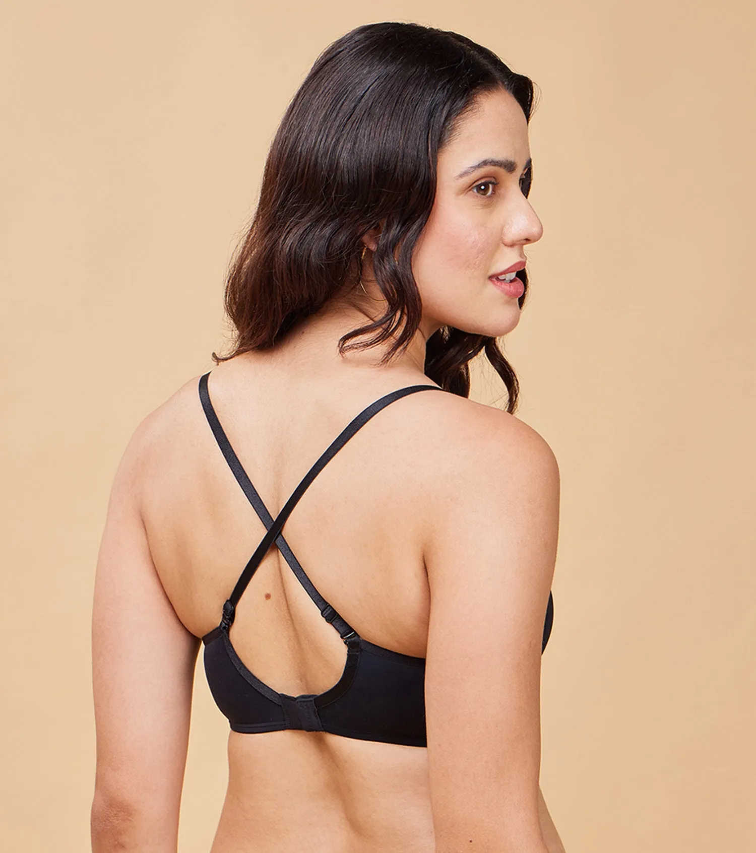 Enamor F131 Soft Wire-Free T-Shirt Balconette Bra