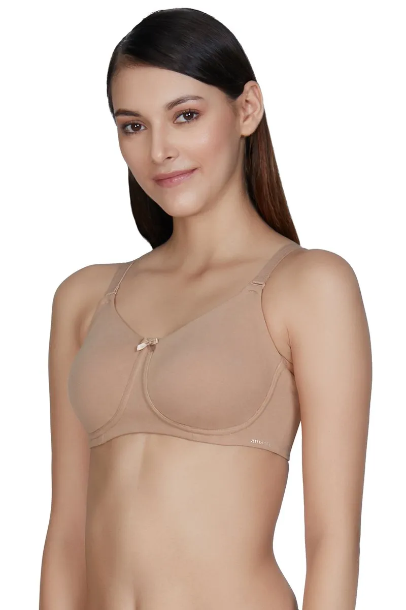 Essential Comfort Non-Padded Non-Wired Bra - Sandalwood