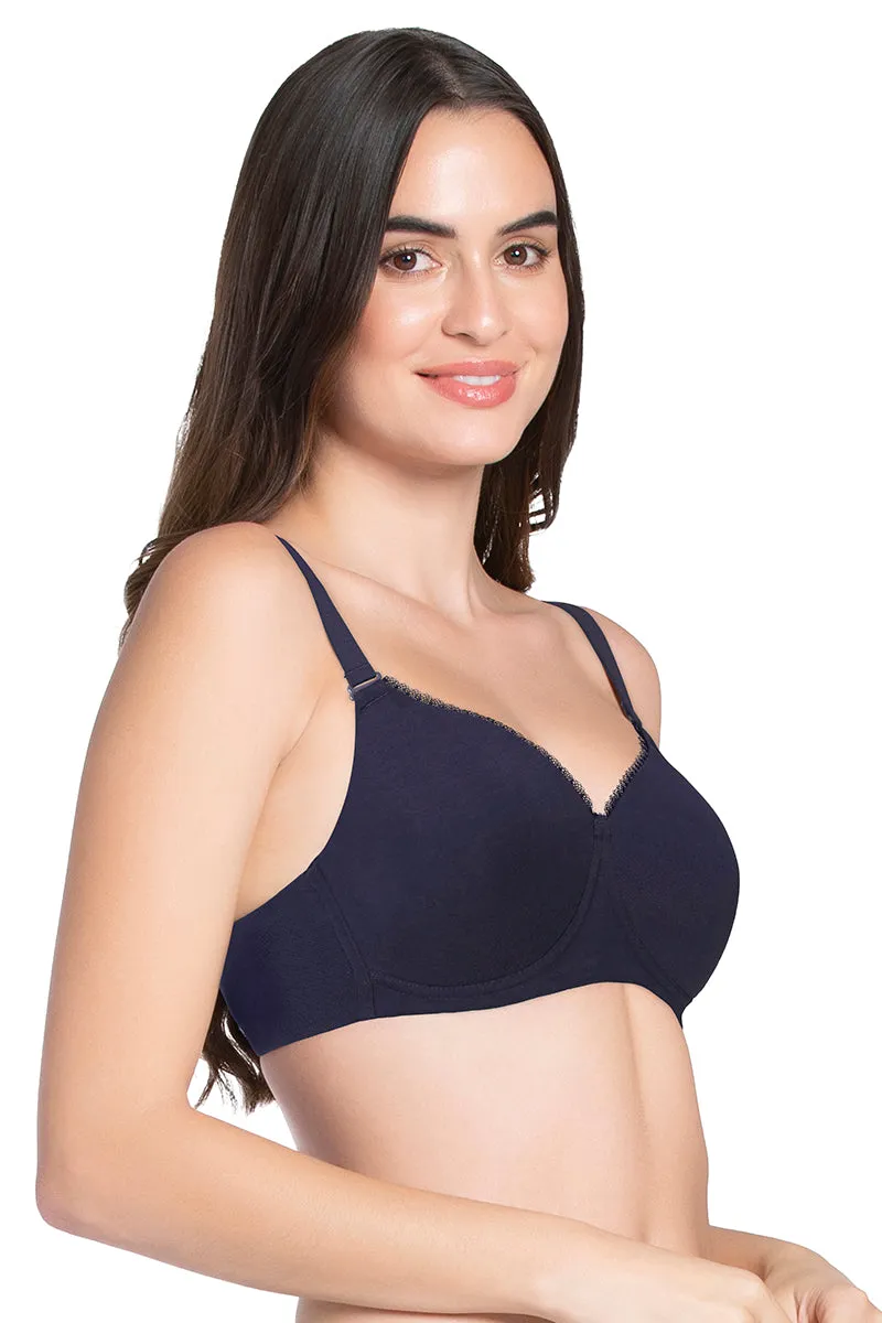 Essential Padded Wirefree Bra - Midnight Blue