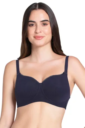 Essential Padded Wirefree Bra - Midnight Blue