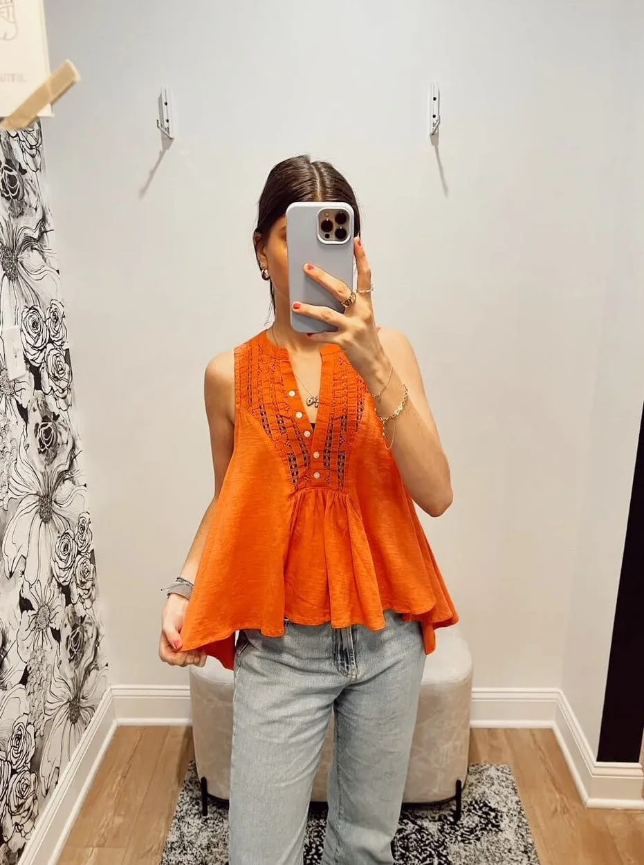 Free People Sunkissed Top