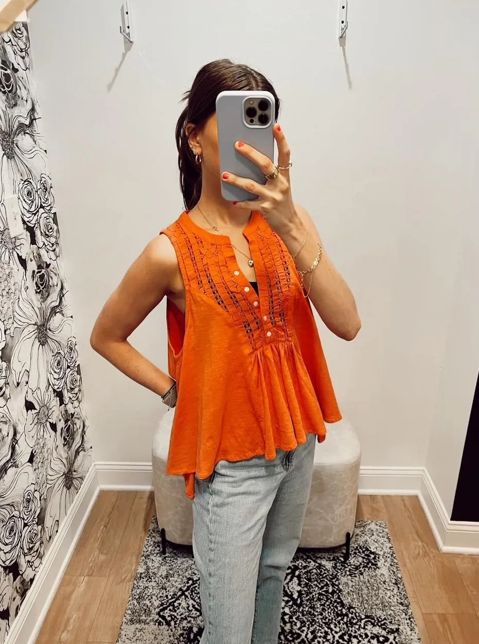 Free People Sunkissed Top