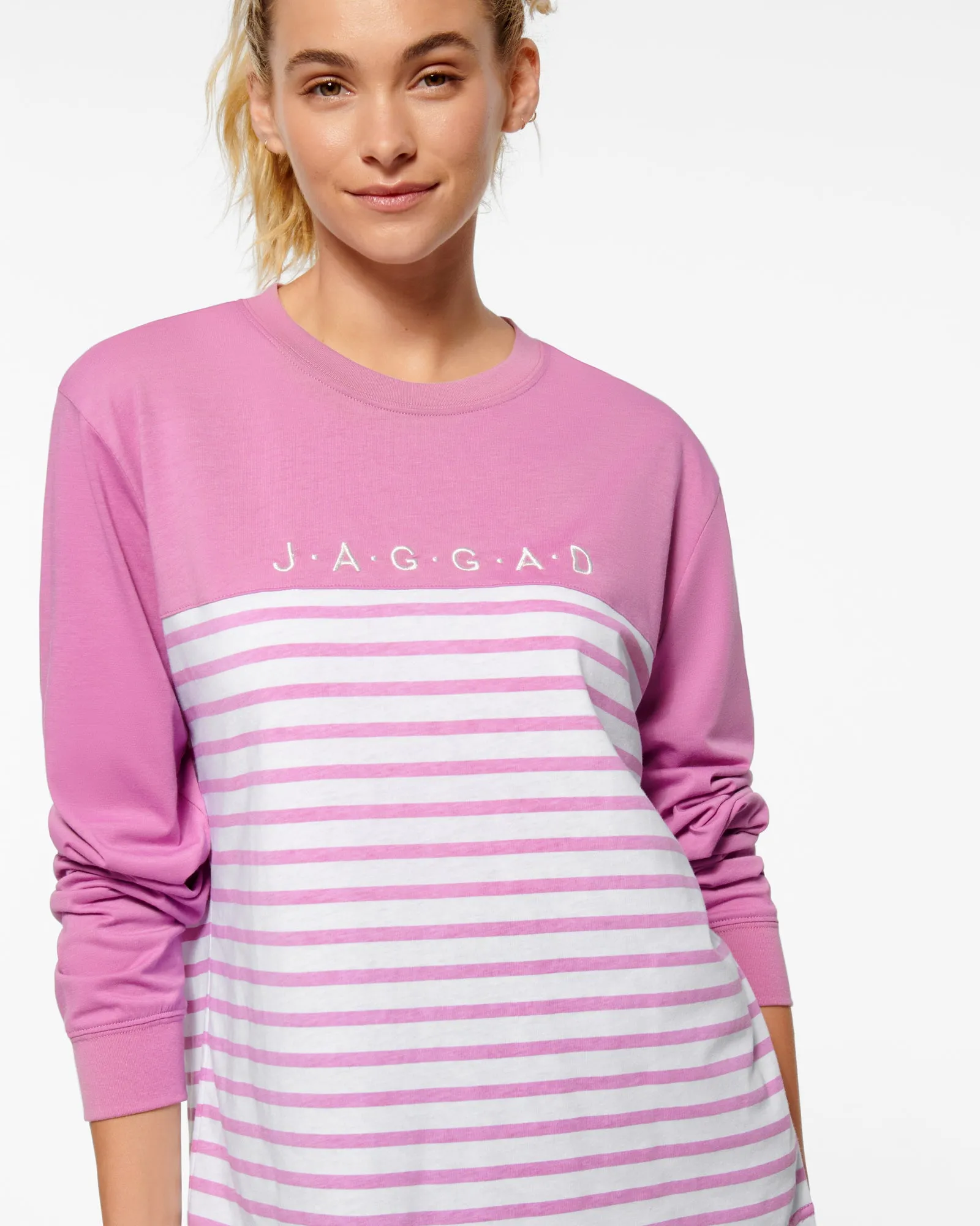 HARLEM CLASSIC LONG SLEEVE TEE PINK