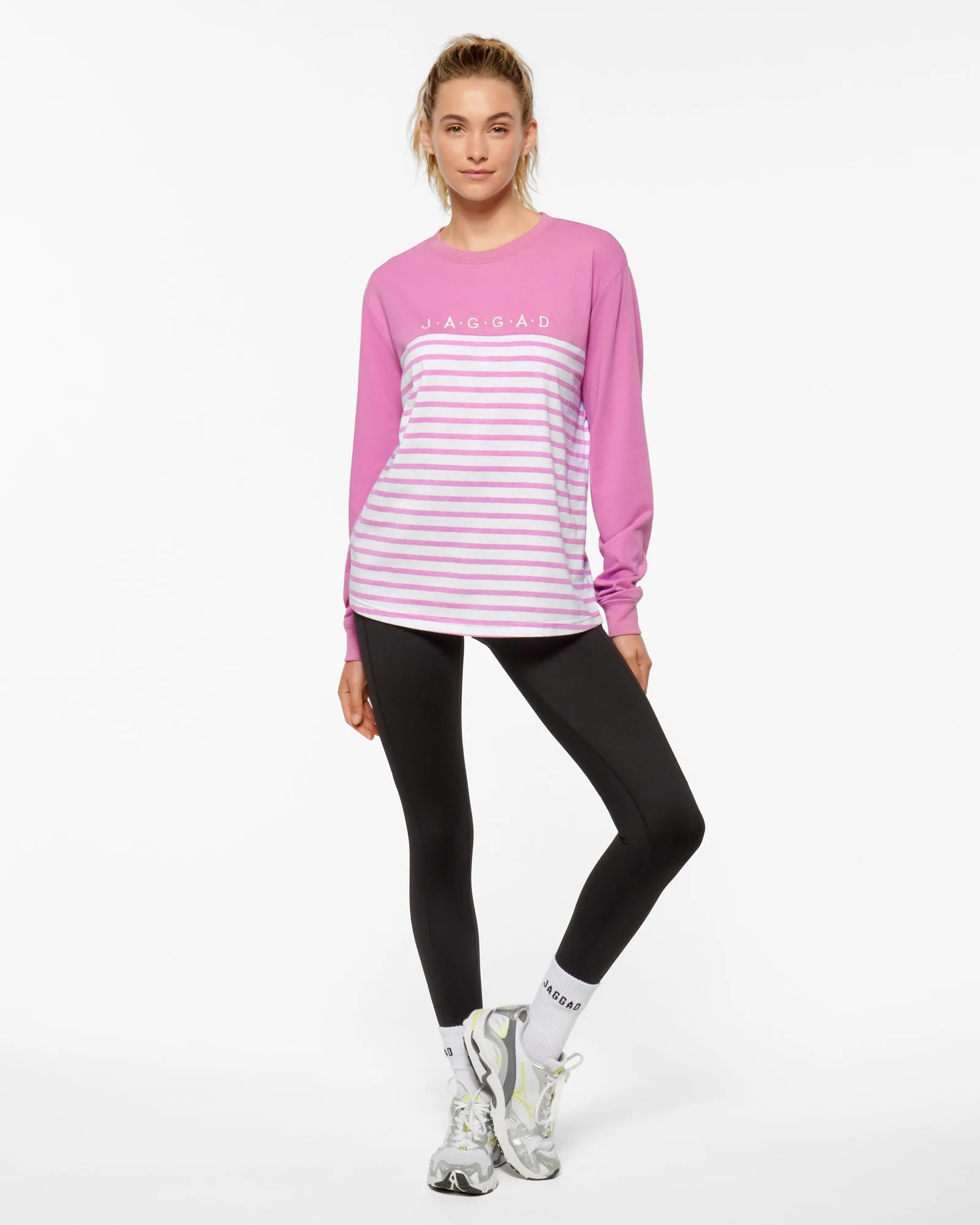 HARLEM CLASSIC LONG SLEEVE TEE PINK