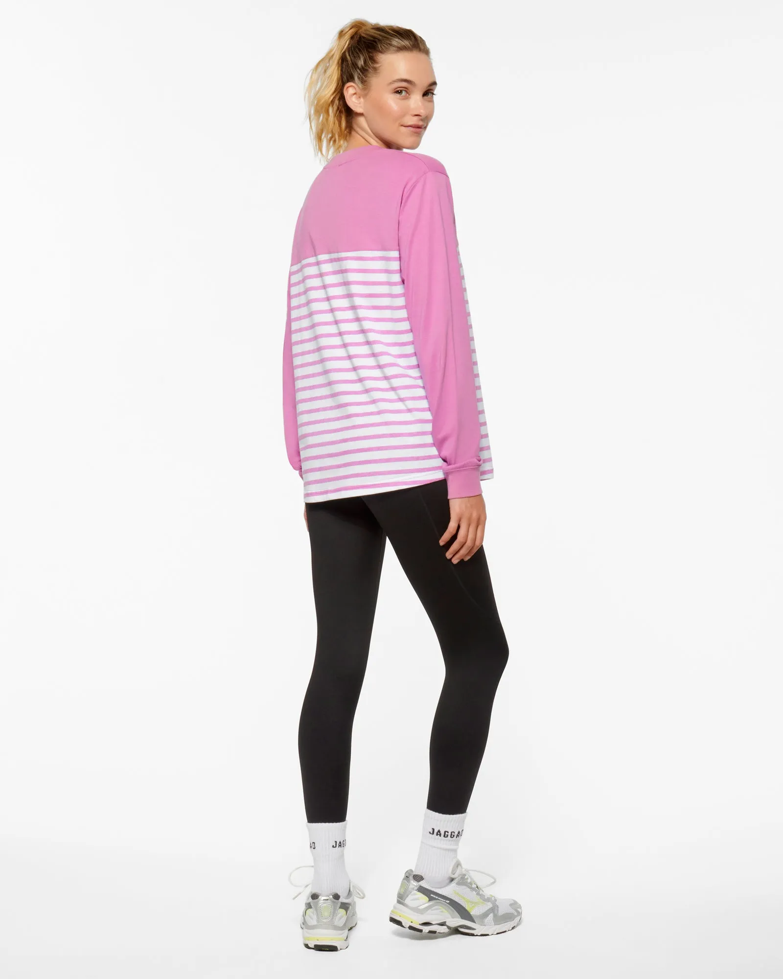 HARLEM CLASSIC LONG SLEEVE TEE PINK