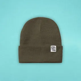 High Cuff Beanie - Olive