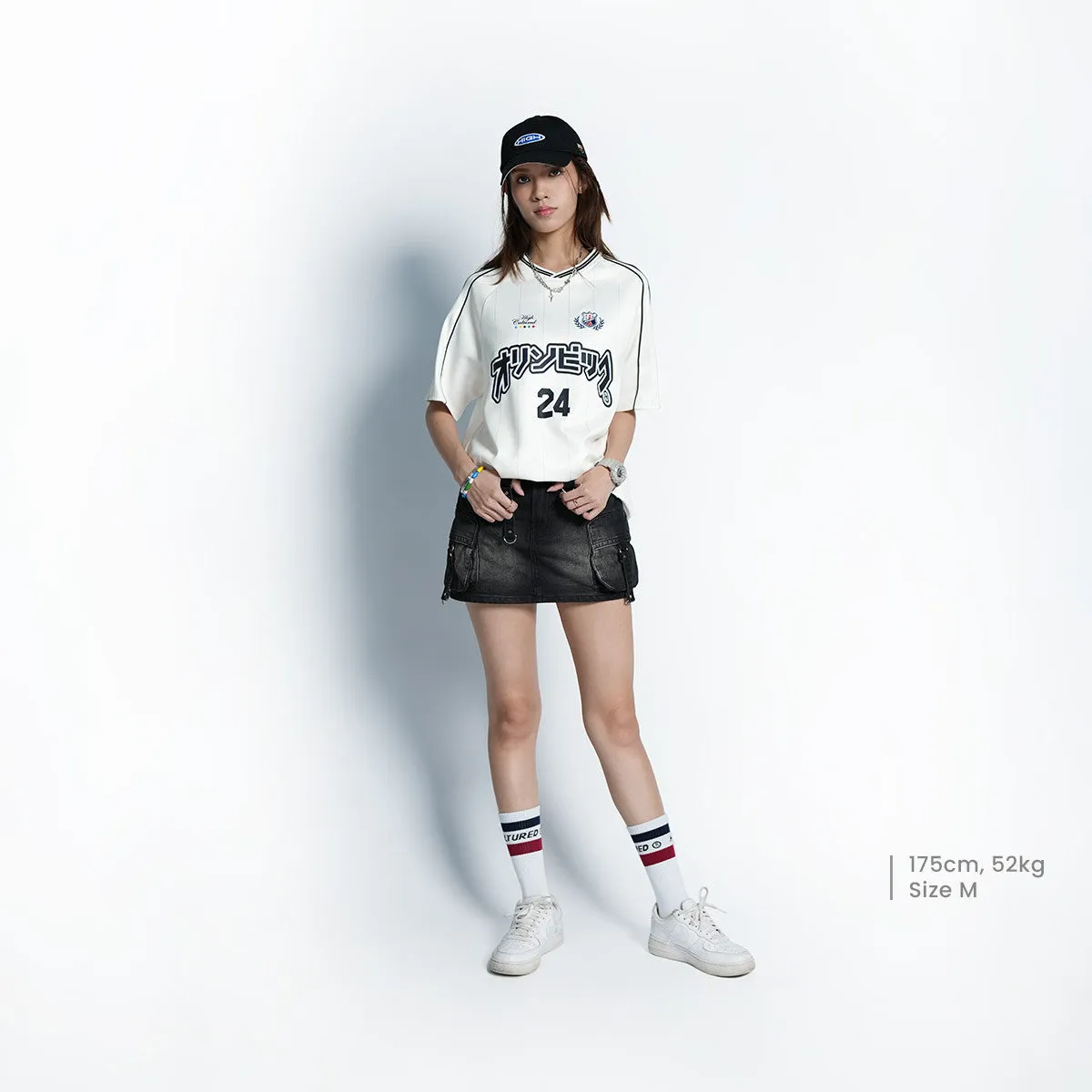 High Cultured Dream Team Jersey Loose Tee - 1040