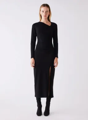 Imperial Midi Dress Black