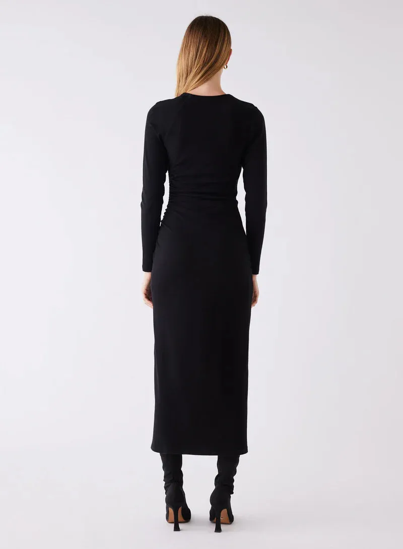 Imperial Midi Dress Black