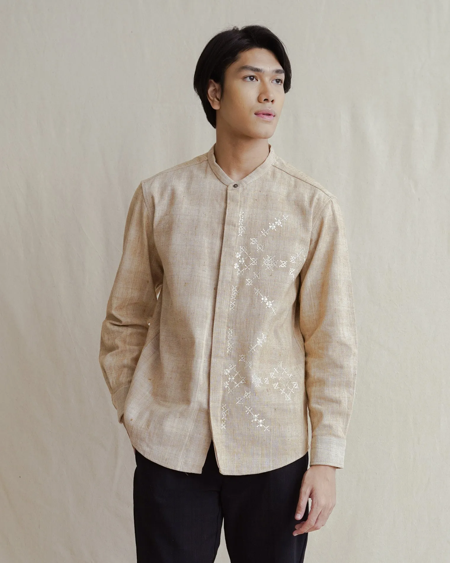 KAPAS - Heirloom Brown Fitted Shirt