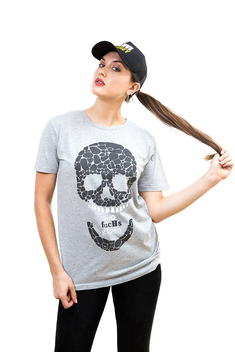 Ladies Skull Boyfriend T-Shirt