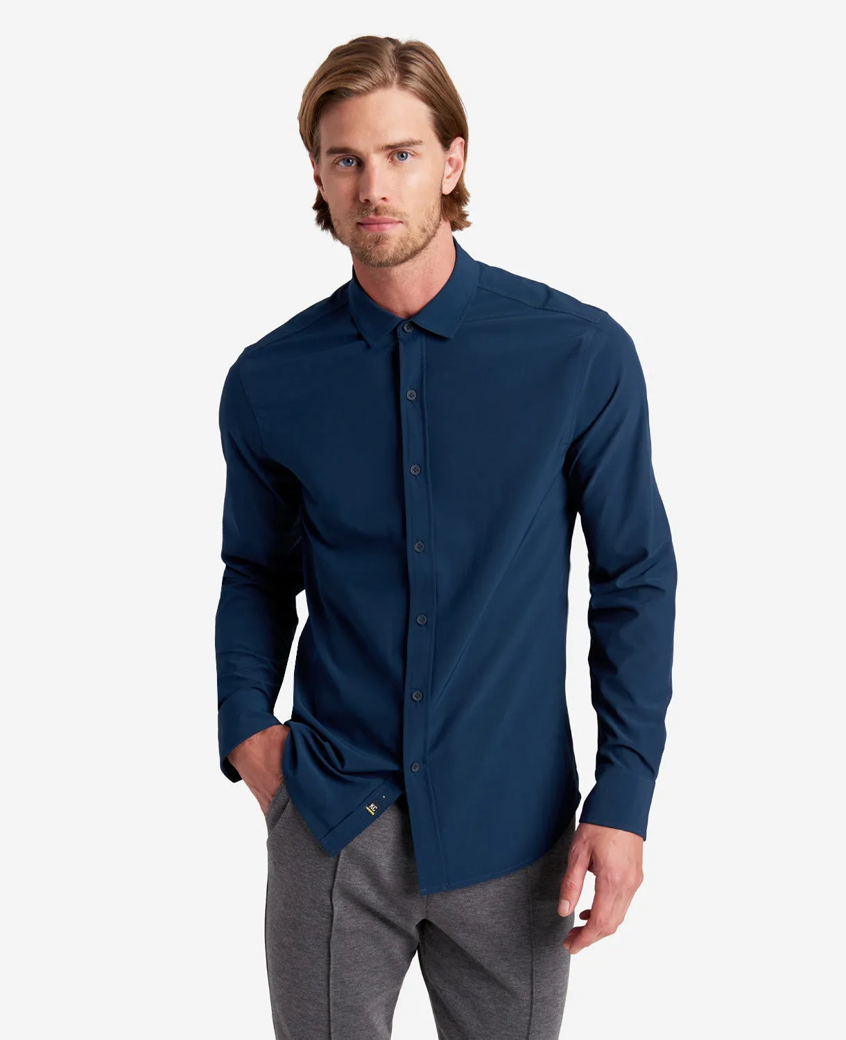 Long Sleeve Button Down Sport Shirt