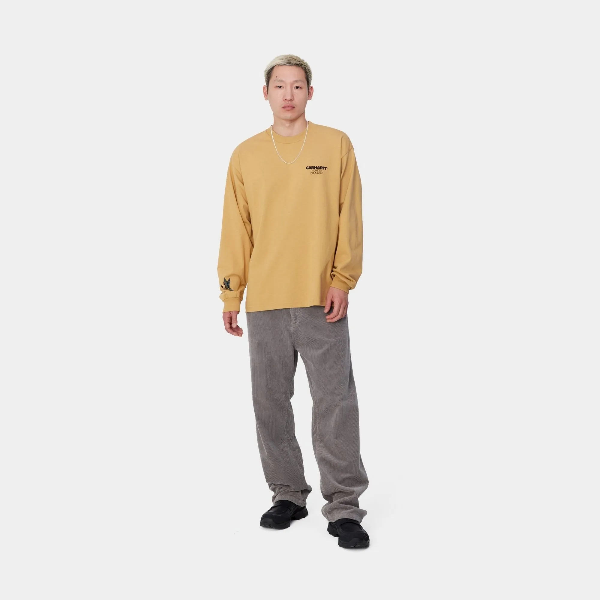 Long Sleeve Ducks T-Shirt | Bourbon