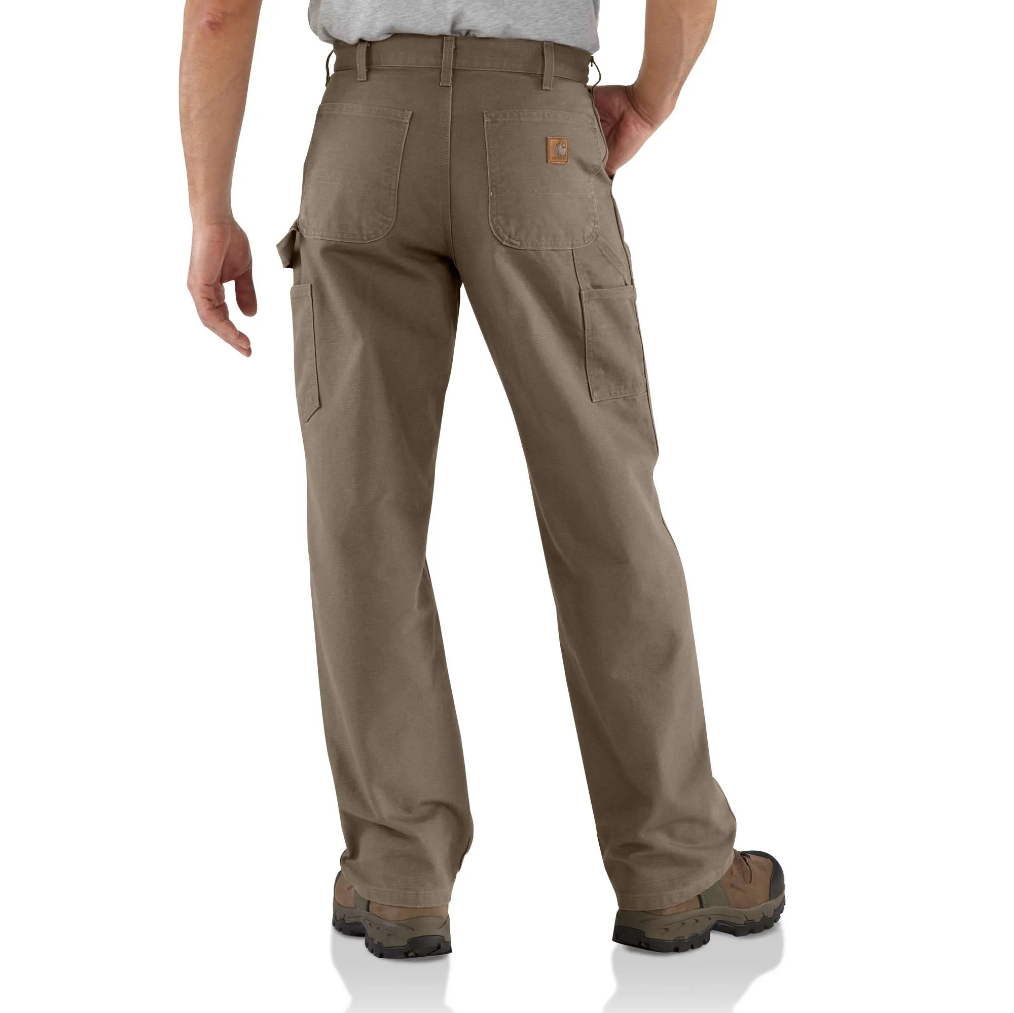 Loose Fit Washed Duck Utility Work Pant