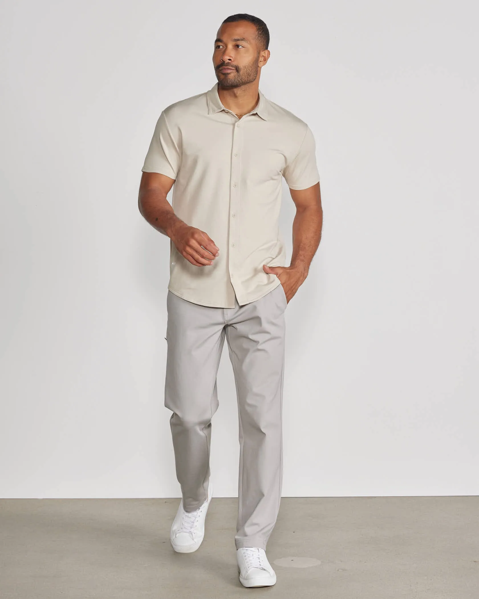 LUX Short Sleeve Button Down