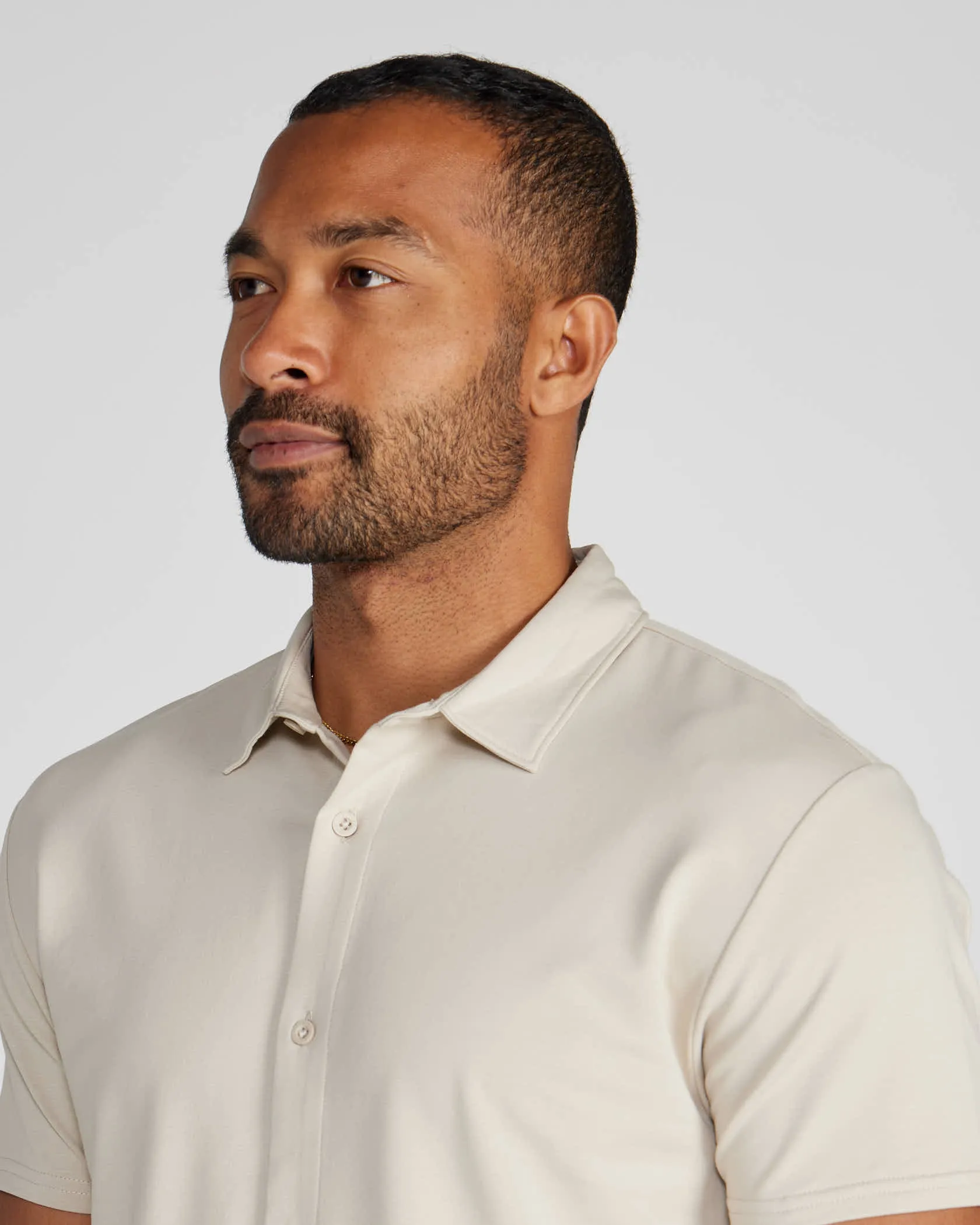 LUX Short Sleeve Button Down