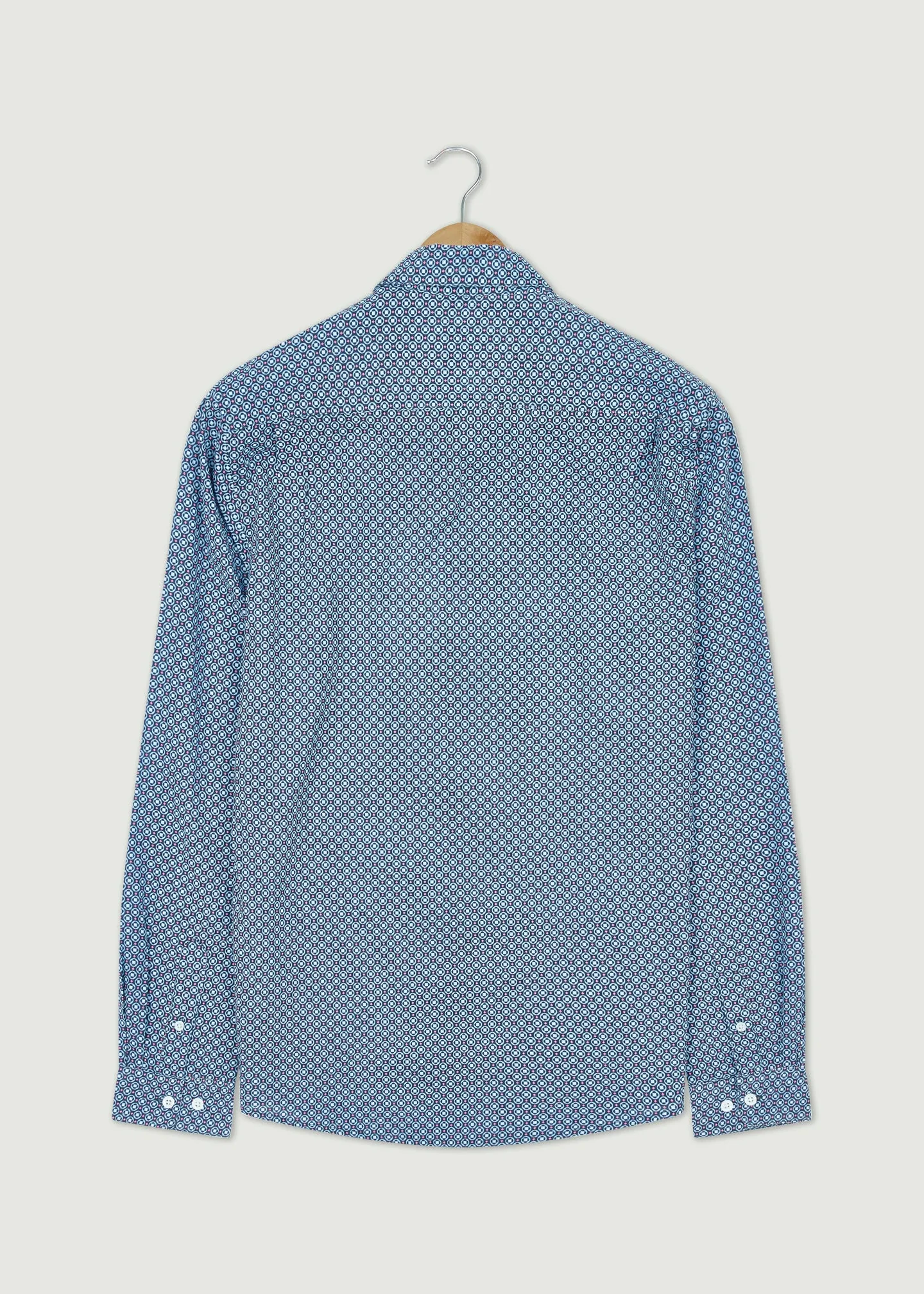 Marne Long Sleeve Shirt - Navy/Blue