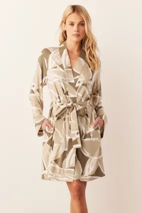 Meadow Classic Short Robe | Fern