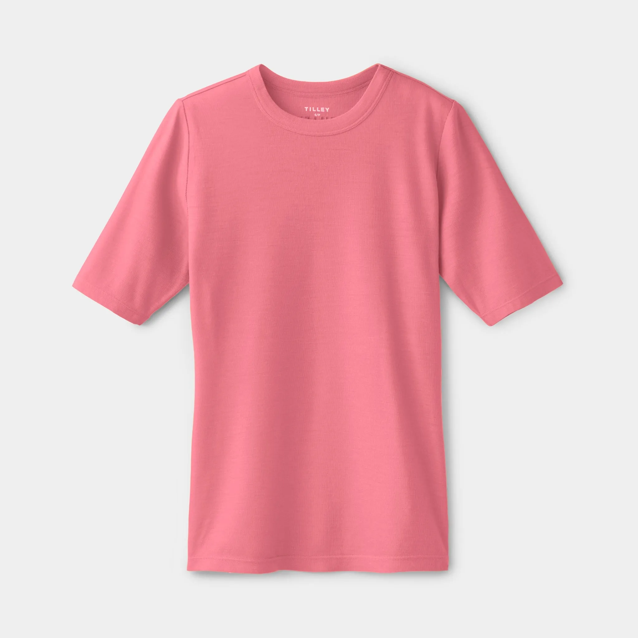 Merino Rib Fitted Tee