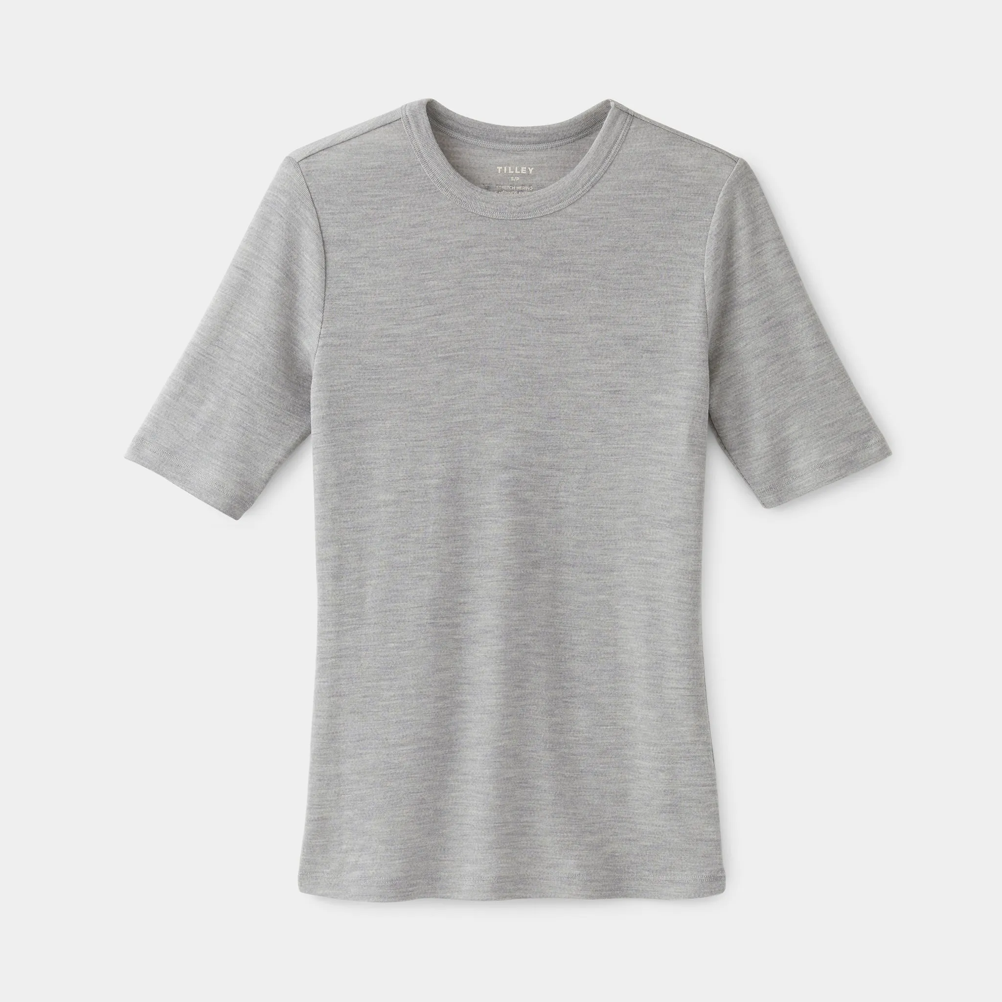 Merino Rib Fitted Tee