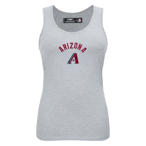 MLB ARIZONA DIAMONDBACKS CLASSIC WOMEN'S RELAXED FIT RACERBACK (HEATHER GREY)