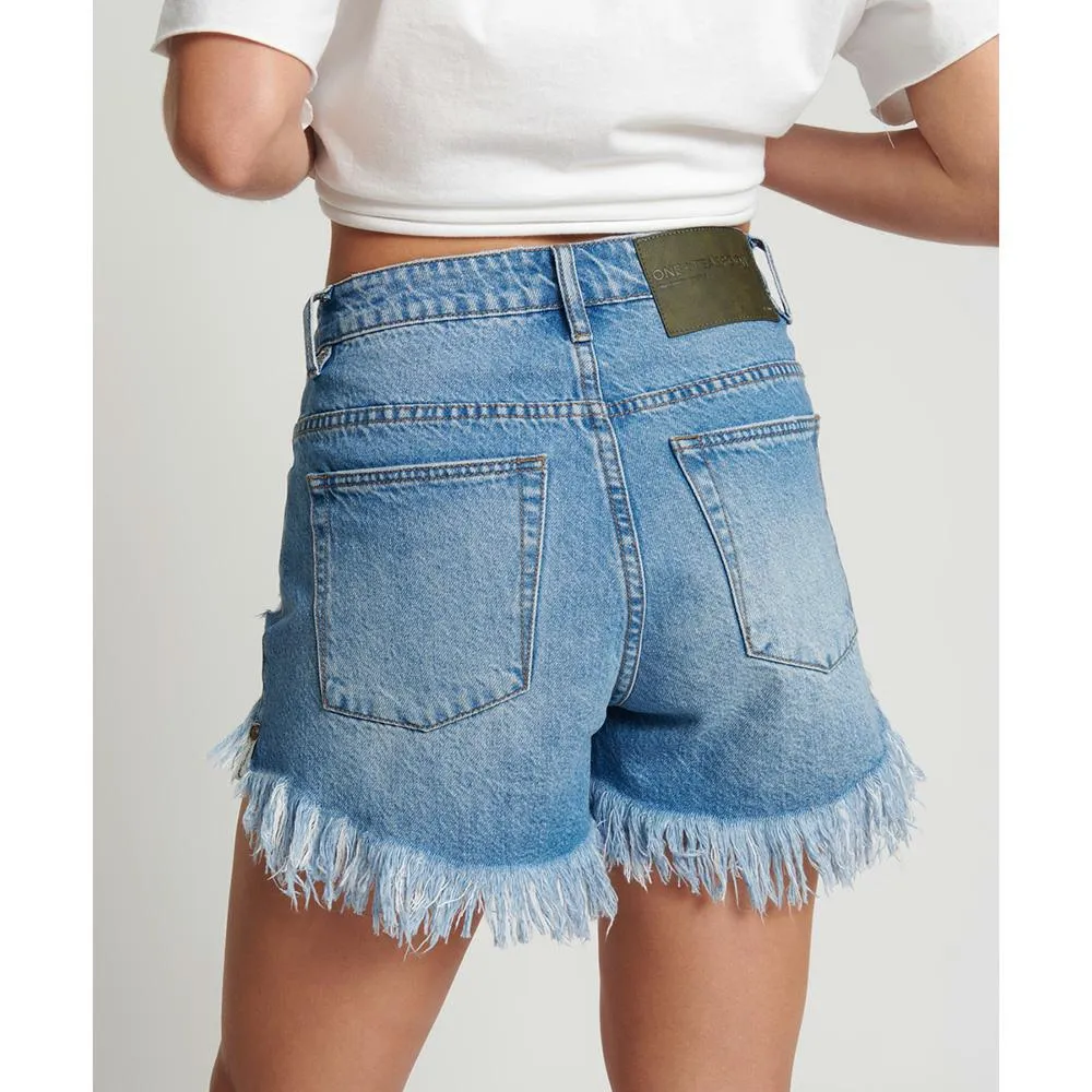 One Teaspoon Bonitas High Waist Denim Short