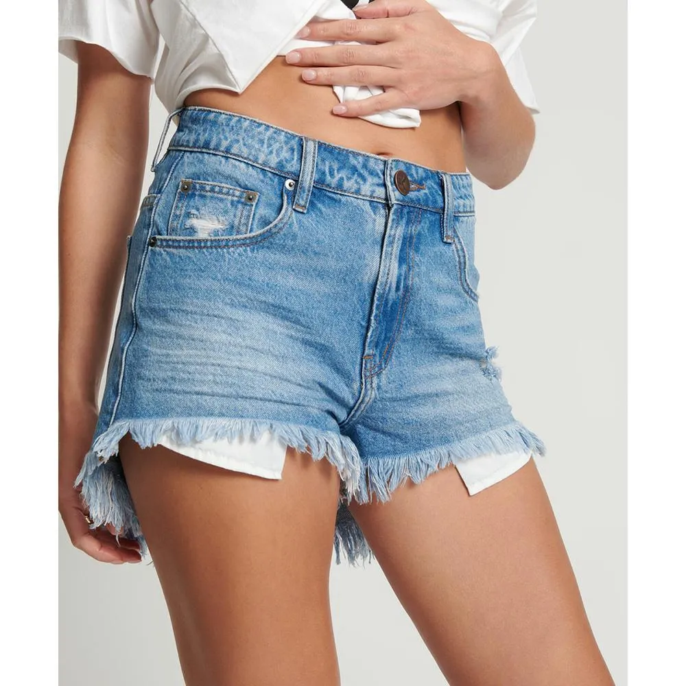 One Teaspoon Bonitas High Waist Denim Short