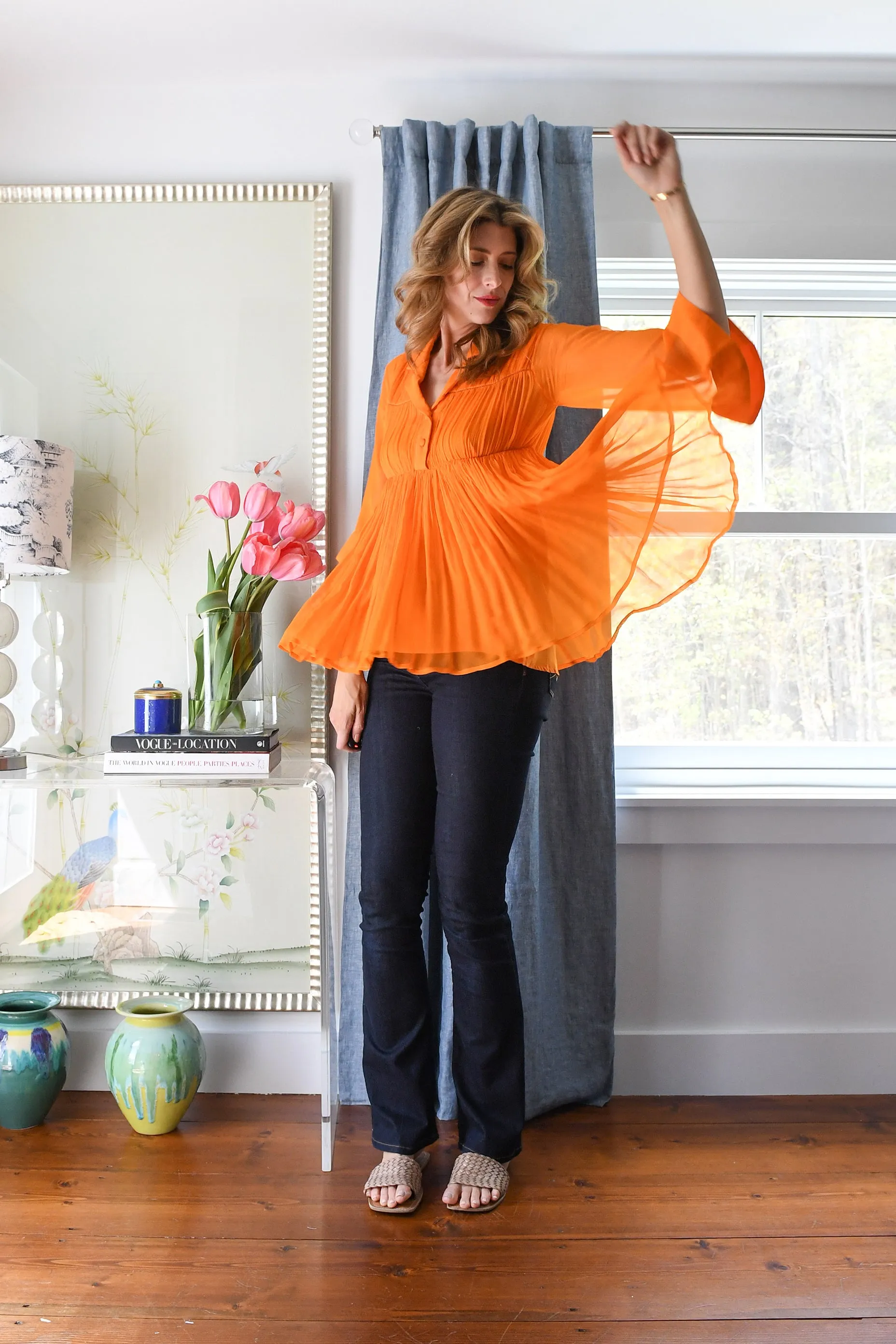 Orange Layered Shirt