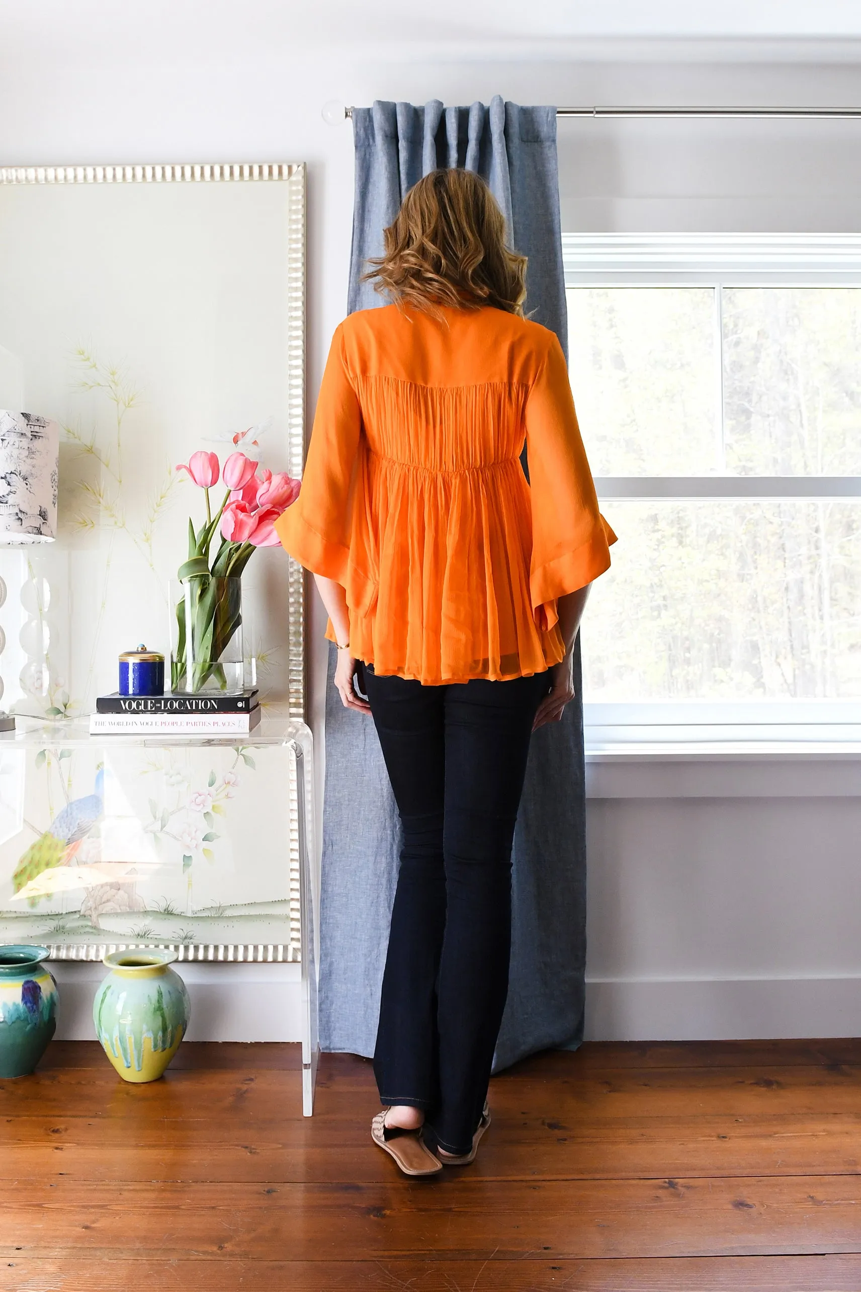 Orange Layered Shirt